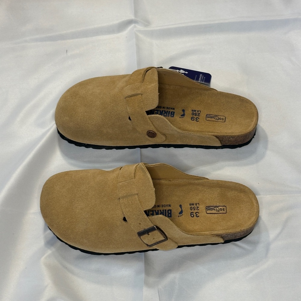 Birkenstock Boston Latte Cream Women’s Size US 8.5/9 EU 39